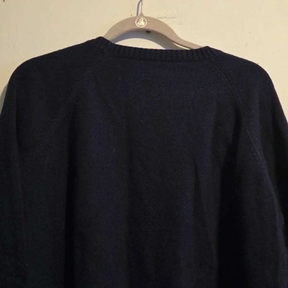 J. Crew Men's Dark Blue Crewneck Sweater